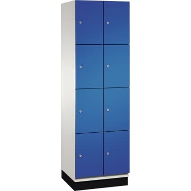C+P Fächerschrank Sockel 8Fächer B600mm lgr/ebl