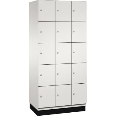 C+P Fächerschrank Sockel 15Fächer B900mm lgr/lgr