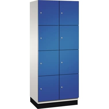 C+P Fächerschrank Sockel 8Fächer B800mm lgr/ebl