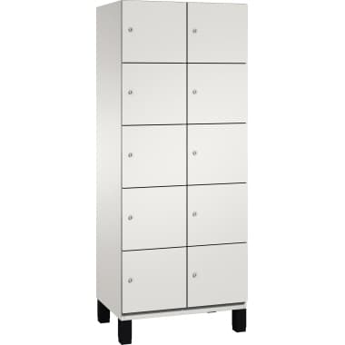 C+P Fächerschrank Füße 10Fächer B800mm lgr/lgr