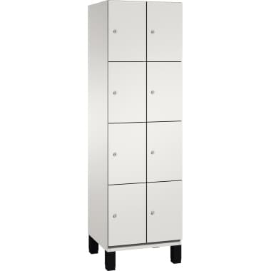 C+P Fächerschrank Füße 8Fächer B600mm lgr/lgr