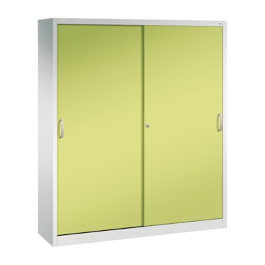 C+P Aktenschrank 2x5OH 1950x1600x400mm lgr/cgn