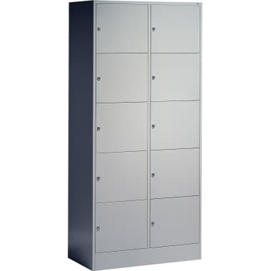 C+P Fächerschrank Sockel 10Fächer lgr/lgr