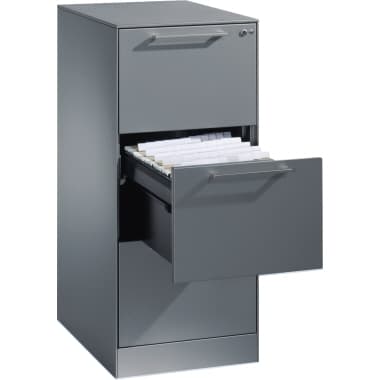 C+P Hängeregistratur-Schrank Asisto A4 1bhg wsalu/wsalu
