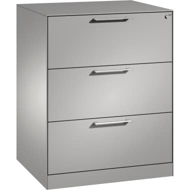 C+P Hängeregistratur-Schrank Asisto A4 2bhg wsalu/wsalu