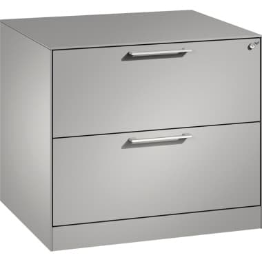 C+P Hängeregistratur-Schrank Asisto A4 2bhg wsalu/wsalu