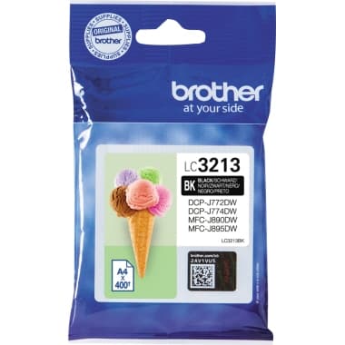 Brother Tintenpatrone LC3213BK sw