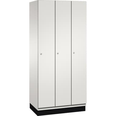 C+P Umkleidespind Sockel 3Abteile B900mm lgr/lgr
