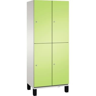 C+P Doppelstockspind Füße 4Fächer B800mm lgr/cgn