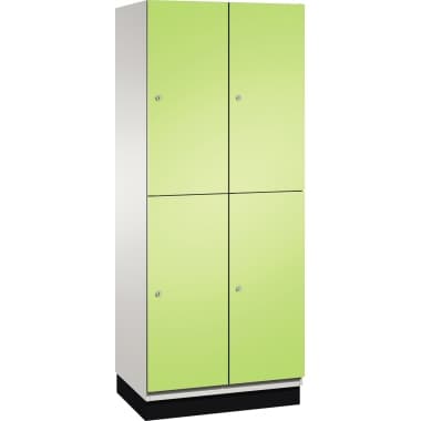 C+P Doppelstockspind Sockel 4Fächer B800mm lgr/cgn