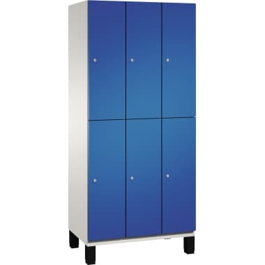 C+P Doppelstockspind Füße 6Fächer B900mm lgr/ebl