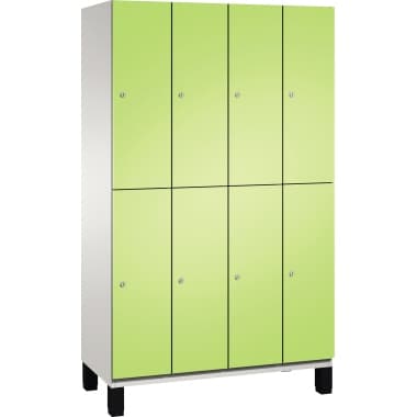 C+P Doppelstockspind Füße 8Fächer B1200mm lgr/cgn