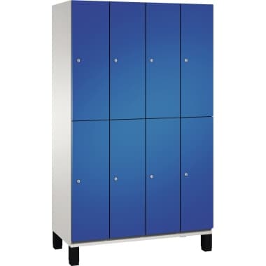 C+P Doppelstockspind Füße 8Fächer B1200mm lgr/ebl