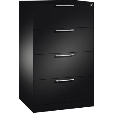 C+P Hängeregistratur-Schrank Asisto A4 2bahnig sgr/sgr