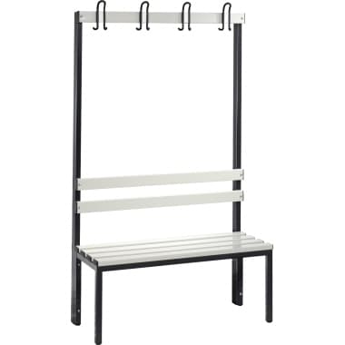 C+P Garderobenbank 1710x1000x403mm sgr/lgr