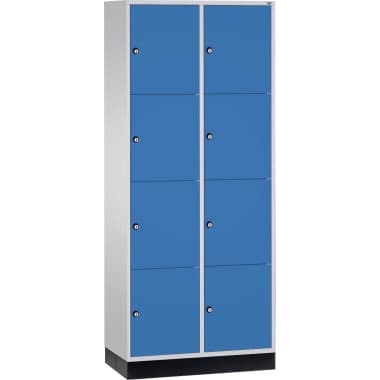 C+P Schließf.schrank 8Fächer 1950x820x500mm lgr/lbl