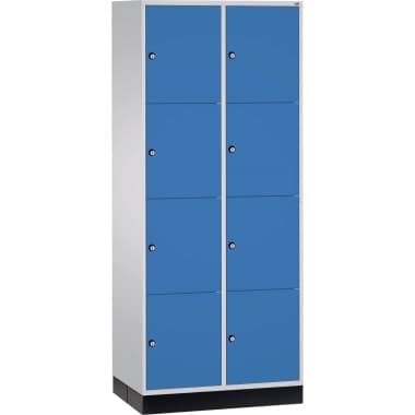C+P Schließf.schrank 8Fächer 1950x820x600mm lgr/ebl