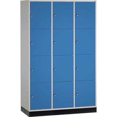 C+P Schließf.schrank 12Fä 1950x1220x600 lgr/lbl