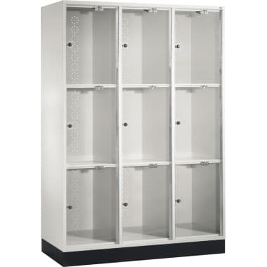 C+P Schließf.schrank Acryltüren 1750x1220x500 lgr