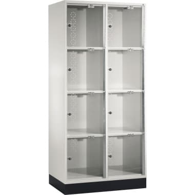 C+P Schließf.schrank 1750x820x500mm lgr