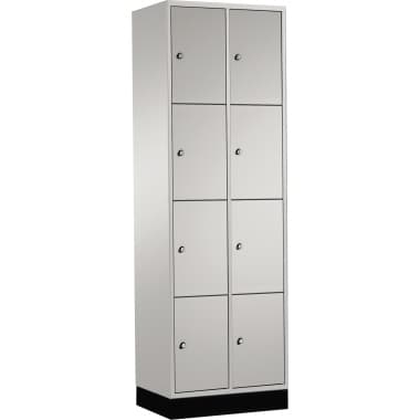 C+P Schließf.schrank 8Fächer 1950x620x500mm lgr/lgr