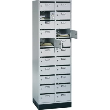 C+P Verteilerschrank 22Fächer lgr/lgr