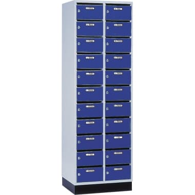 C+P Verteilerschrank 22Fächer lgr/ebl