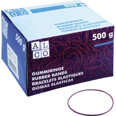 Alco Gummiring 40mm Kautschuk rot 500g/Pack.