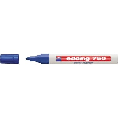 edding Lackmarker 750 2-4mm Rundspitze permanent bl