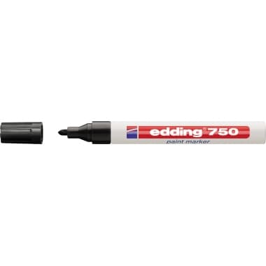 edding Lackmarker 750 2-4mm Rundspitze permanent sw