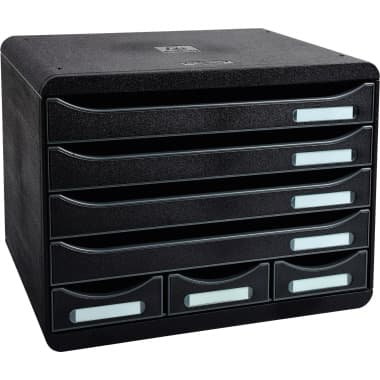 Exacompta Schubladenbox STORE-BOX MINI 7Schübe sw