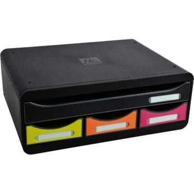 Exacompta Schubladenbox TOOLBOX MINI 4Schübe harlekin