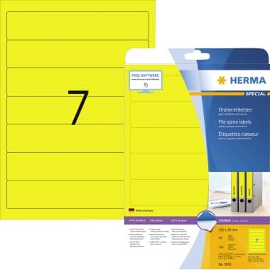 Herma Ordneretikett kurz/schmal sk ge 140 St.