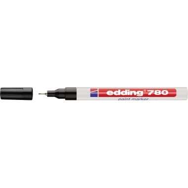 edding Lackmarker 780 0,8mm Rundspitze permanent sw