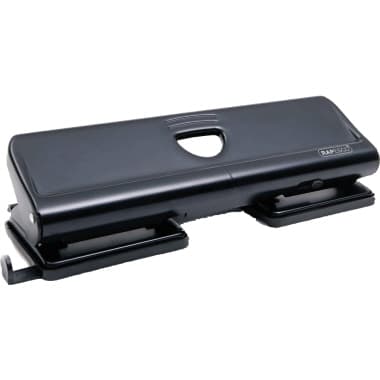 Rapesco Doppellocher 720 20Blatt 4fach-Lochung schwarz