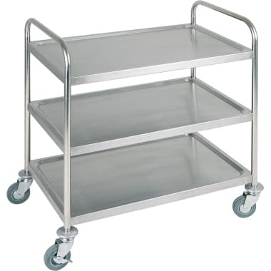 APS Servierwagen 3Böden 91x59cm Edelstahl
