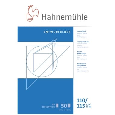 Hahnemühle Skizzenblock FineArt A4 110/115g 50Bl.