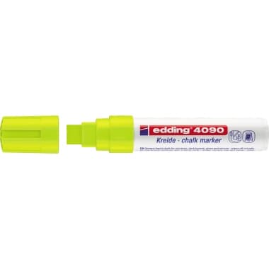 edding Kreidemarker 4090 4- 15mm Keilspitze neongelb