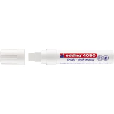 edding Kreidemarker 4090 4- 15mm Keilspitze ws