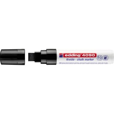 edding Kreidemarker 4090 4- 15mm Keilspitze sw