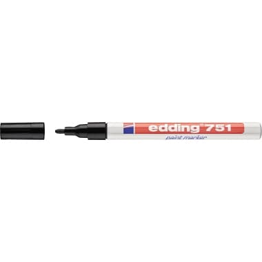edding Lackmarker 751 1-2mm Rundspitze permanent sw