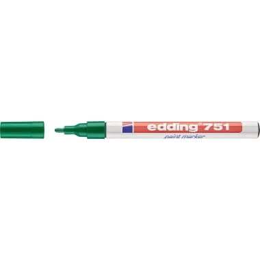 edding Lackmarker 751 1-2mm Rundspitze permanent gn