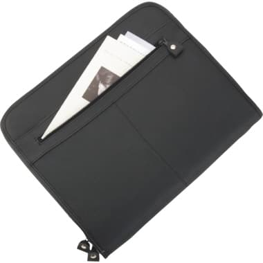 Alassio Schreibmappe MILANO 36x29x5cm Lederimitat sw