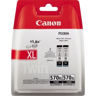 Canon Tintenpatrone PGI570XLBK sw 2St