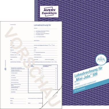 Avery Zweckf. Lohnabrechnung DIN A4 50Blatt