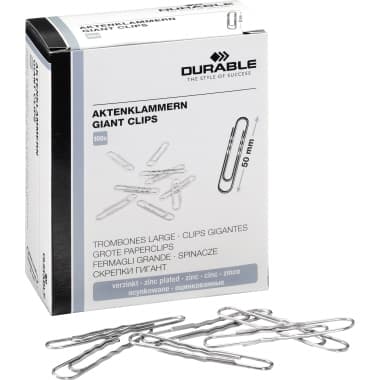 Durable Aktenklammer 50mm verzinkt 100 St./Pack.