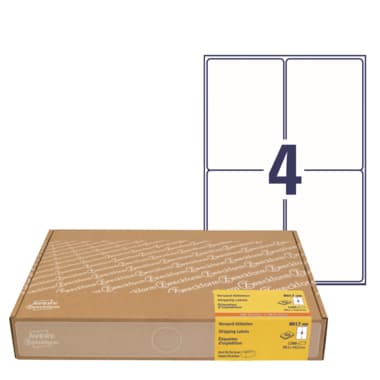 Avery Versandetiketten 8017- 300 99,1x139mm ws 1200St.