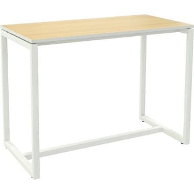 easyDesk Stehtisch 110x114x75cm buche