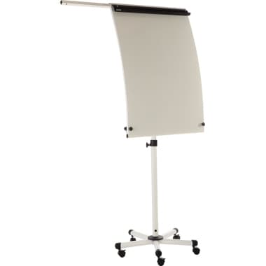 Bi-office Flipchart mobil Papierrolle 70x100 grau