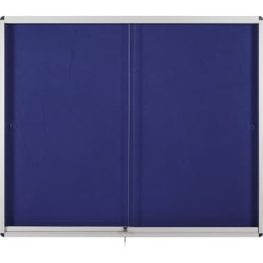 Bi-office Schaukasten 92,6x66,1cm Filz bl